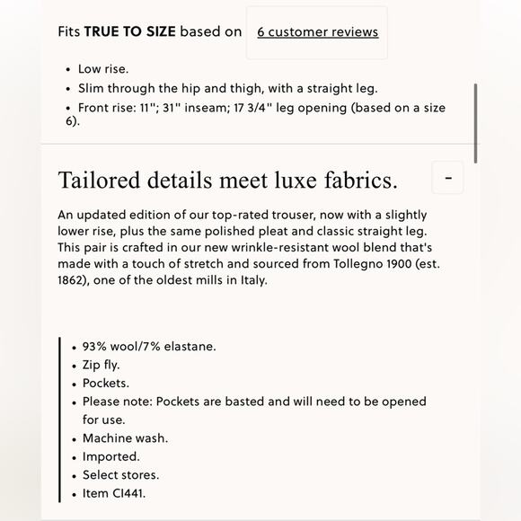 J.Crew Mid-rise Portia pant in Italian stretch merino wool blend - Picture 3 of 5